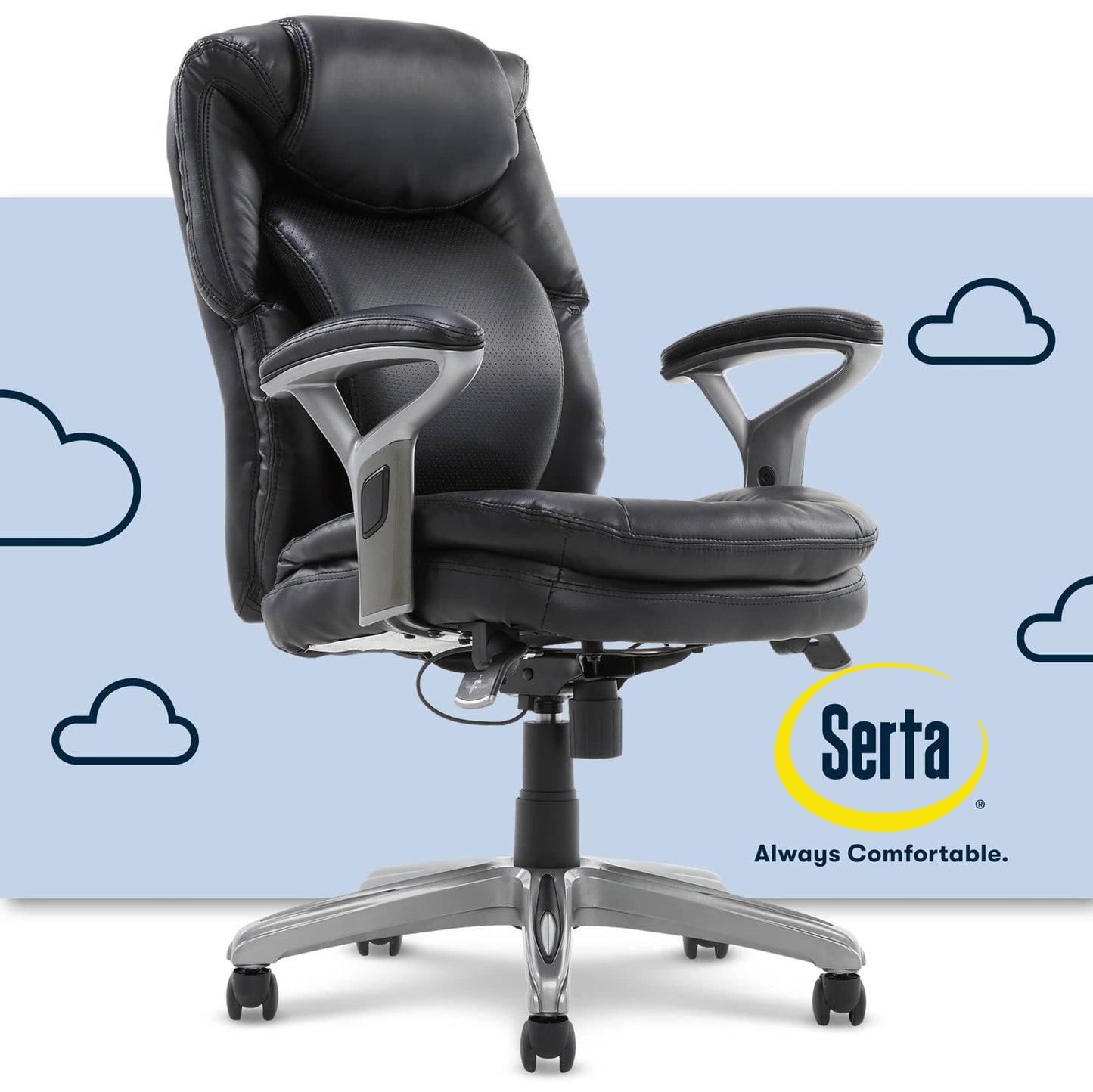 AIR Health & Wellness Mid-Back Manager's Chair