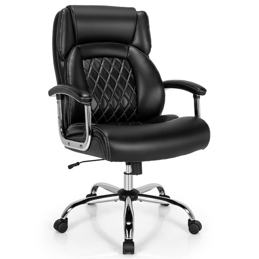 Big & Tall Leather Adjustable Office Chair