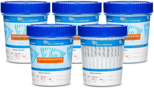 [25 Pack] 12panelnow.com 13 Panel Drug Test Cups, with (3) ADLTX, One-Step Drug Test Cup