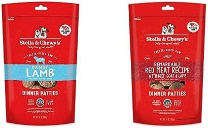 Stella & Chewy's Poultry-Free Bundle (Lamb Dinner Patties, Red Meat Dinner Patties)