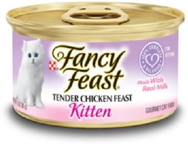 Fancy Feast Kitten Tender Chicken Feast (12-CANS) (NET WT 3 OZ Each CAN)