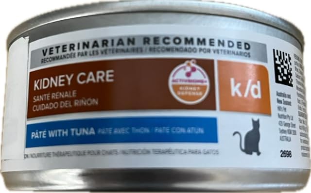 k/d Kidney Care with Tuna Canned Cat Food 12/5.5 oz