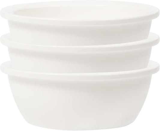 Sunhoo Replacement Ceramic Cat Pet Bowls Microwave and Dishwasher Safe（3 PCS，12cm/4.7in）