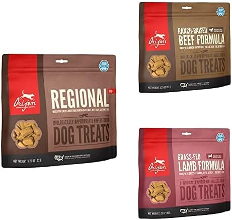 Orijen Freeze-Dried Dog Treats, Regional Red, Biologically Appropriate & Grain Free + Treats