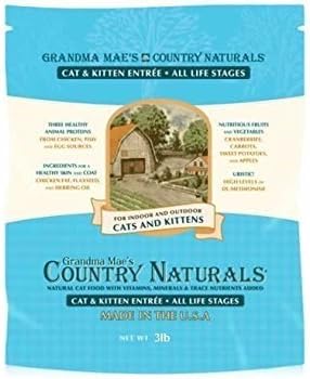 Grandma Mae's Country Naturals Cat & Kitten Food 3 lbs