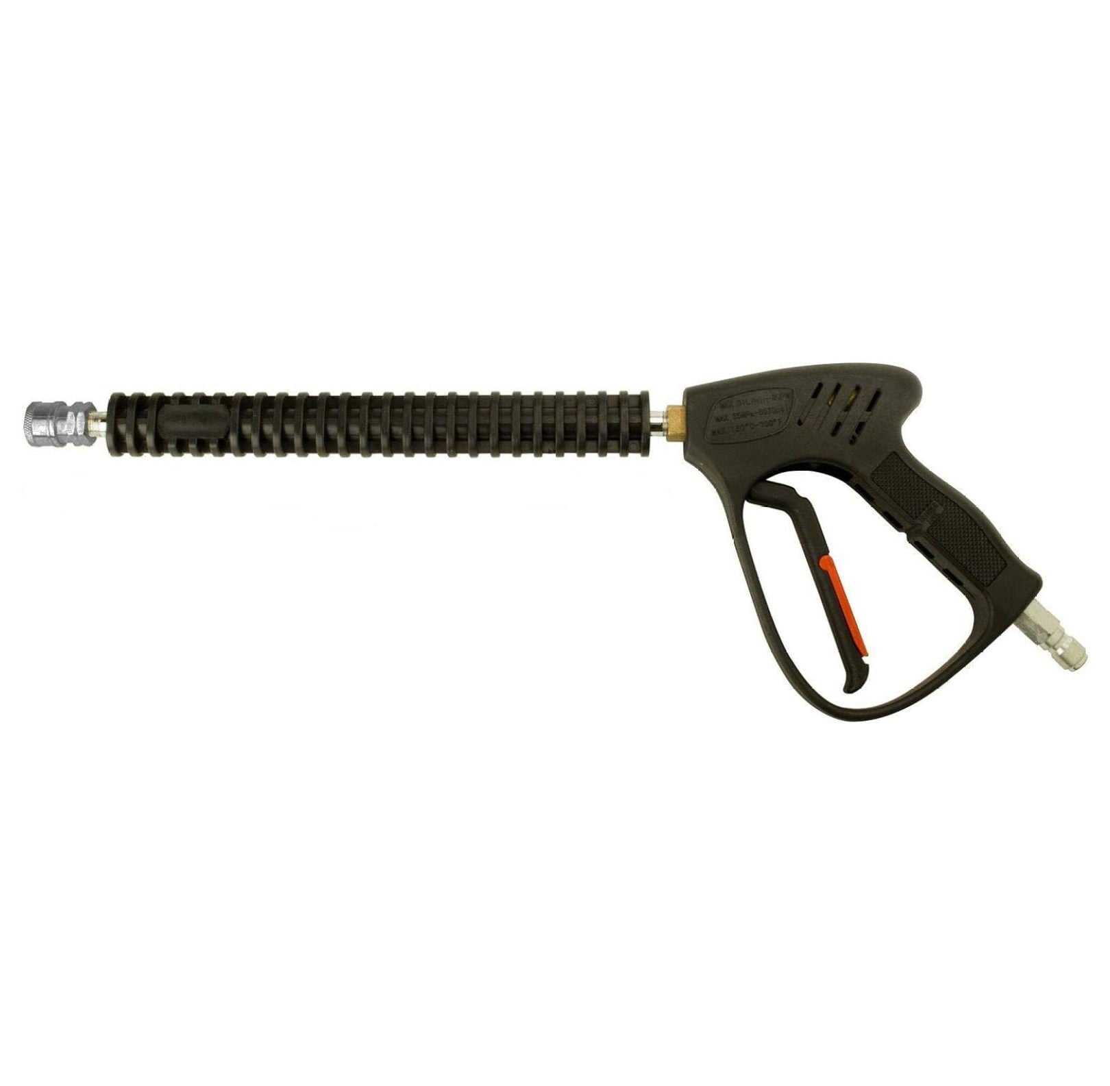 5000 PSI 8 GPM Pressure Washer Gun and 12in. Wand 300° F Hot Water Grade with Trigger Lock 3/8in. QD Plug x 1/4in. NPT