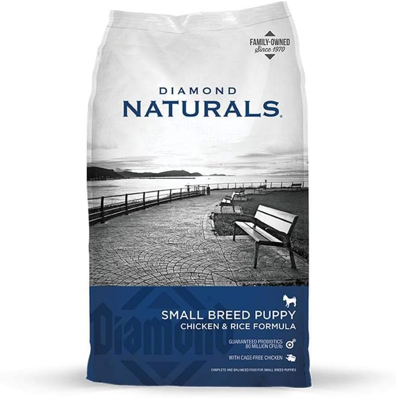 Diamond Naturals Small Breed Puppy Real Chicken Recipe High Protein Dry Dog Food 18 Pound (Pack of 1)