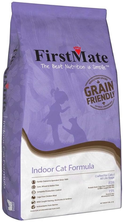 FirstMate™ Grain Friendly Indoor Cat Formula Cat Food 5 Lbs