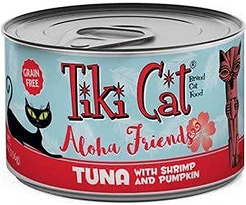 Tiki Pet Foods Cat Aloha Tuna Shrimp Pet Food (8 Pack), 5 Oz