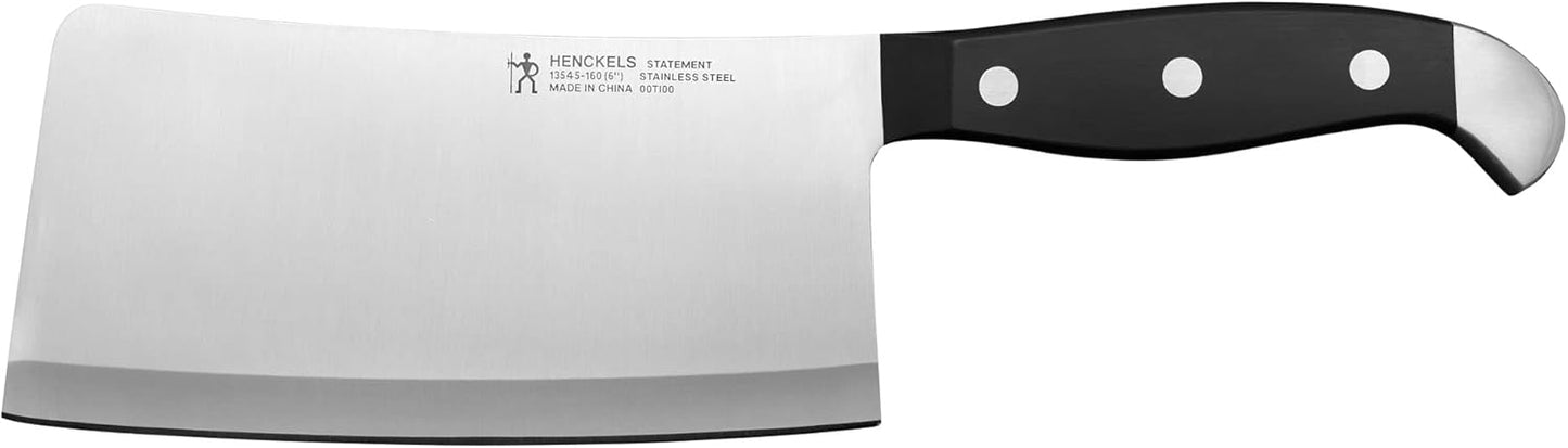 HENCKELS ZWILLING Statement 6-inch Meat Cleaver, Black