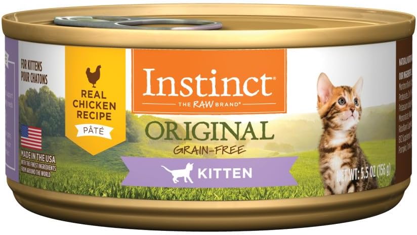 Original Chicken, Wet Canned Cat Food for Kittens, 5.5 oz (Case of 12)