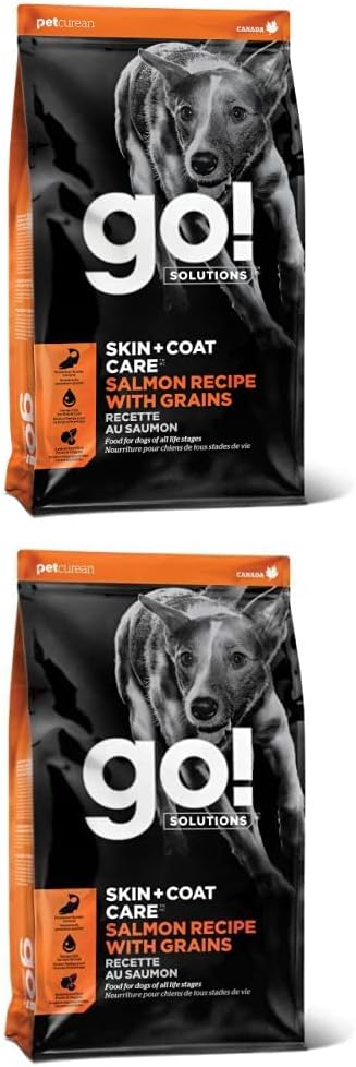 Bundle of GO! Solutions Skin + Coat Care Salmon - Dry Dog Food 12lb + GO! Solutions Skin + Coat Care Salmon - Dry Dog Food 3.5lb