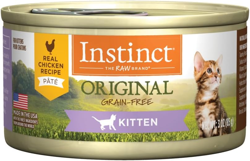 Original Chicken, Wet Canned Cat Food for Kittens, 3 oz (Case of 24)