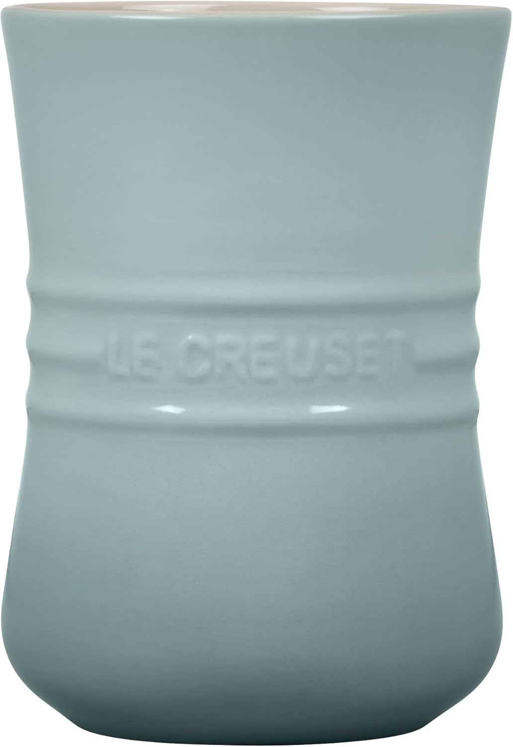 Le Creuset Stoneware Utensil Crock, 1 qt., Sea Salt