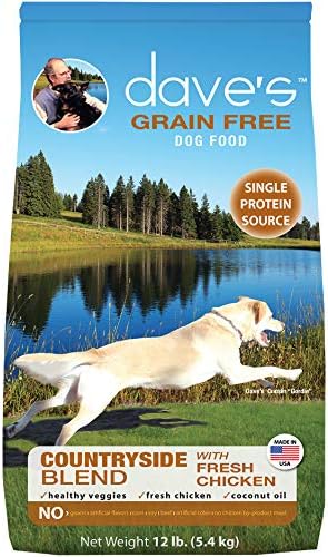 Dave's Pet Food Grain Free Countryside Blend Dry Dog Food, 12lb Bag