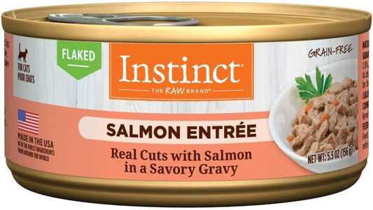 Instinct Flaked Salmon Entrée Wet Cat Food - 5.5 Ounces, 12 Pack