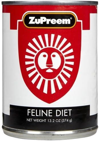 ZuPreem Exotic Feline Diet Wet Canned Food, 13.2 oz (12-pack) - Sole Diet for Carnivores Felidae, Canidae, Hyaenidae