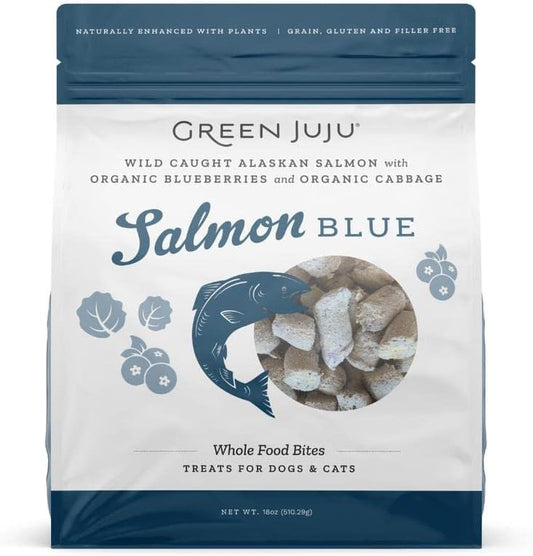 Salmon Blue Freeze-Dried Whole Food Bites for Dogs & Cats, 18-oz