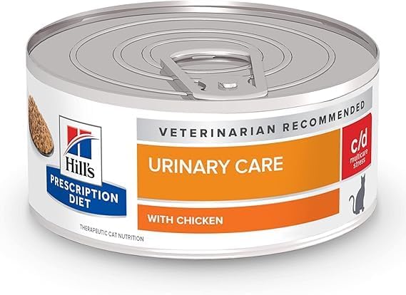 Hill's Science Diet c/d Multicare Stress Urinary Care with Chicken Wet Cat Food 12/5.5 oz