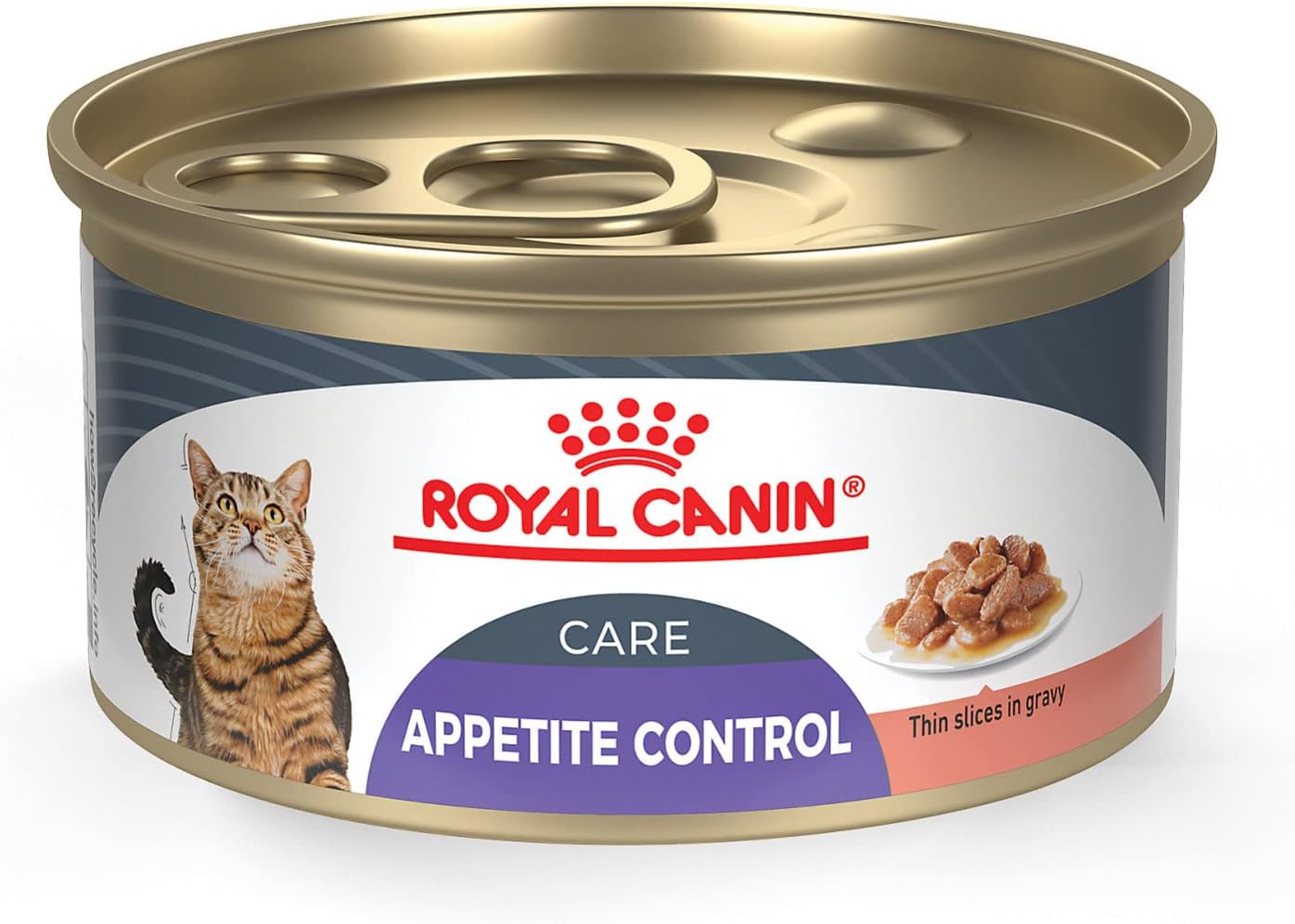 Royal Canin Feline Care Nutrition Appetite Control Thin Slices in Gravy Wet Cat Food, 3 Ounce Can (Pack of 24)