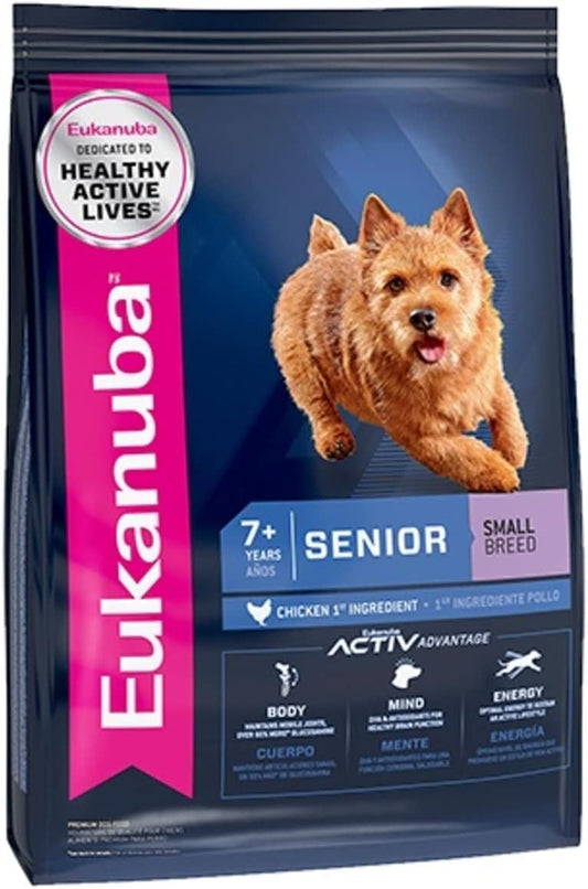 Eukanuba Senior Small Breed Dry Dog Food, 15 lb