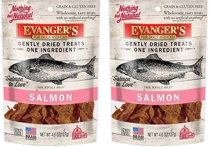 Evanger's Freeze Dried Treats - Salmon - 4.6 oz (Pack of 2)