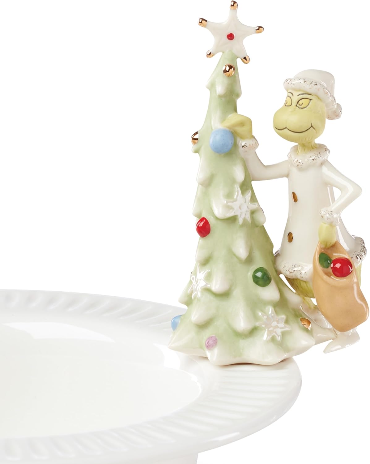 Lenox 894956 Profile Grinch Popper, Ivory, Christmas Dinnerware Accessories