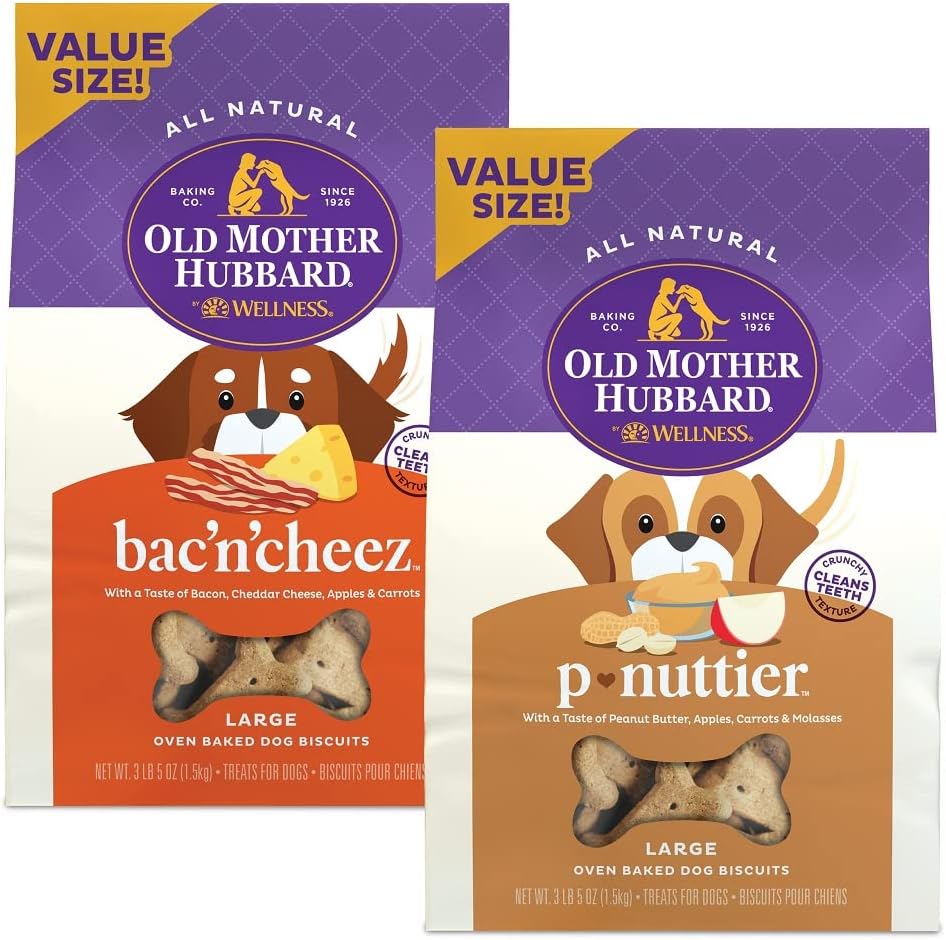 Old Mother Hubbard Classic Crunchy Natural Dog Biscuits, Large Bundle