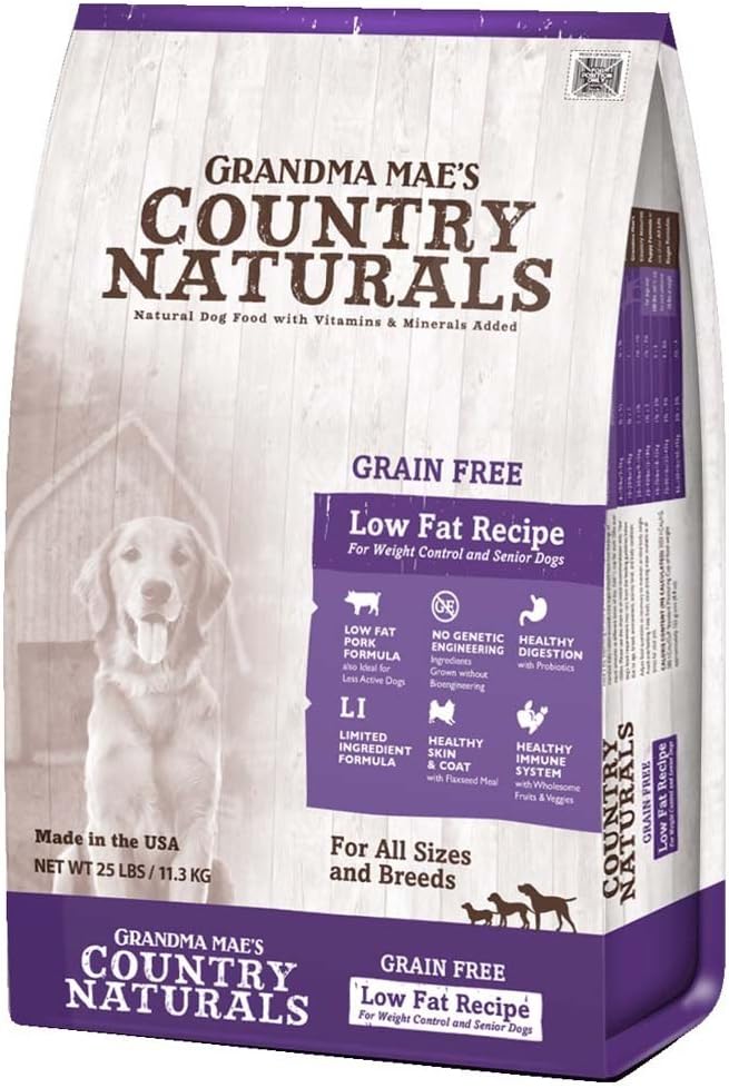 Grandma Mae's 23 Lb Country Naturals Grain Free Low Fat Recipe, One Size