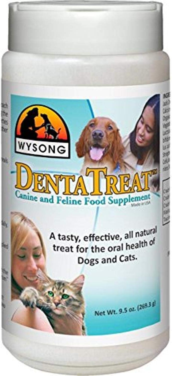 Wysong Dentatreat Canine/Feline - Dog/Cat Food Supplement - 9.5 Ounce Bottle