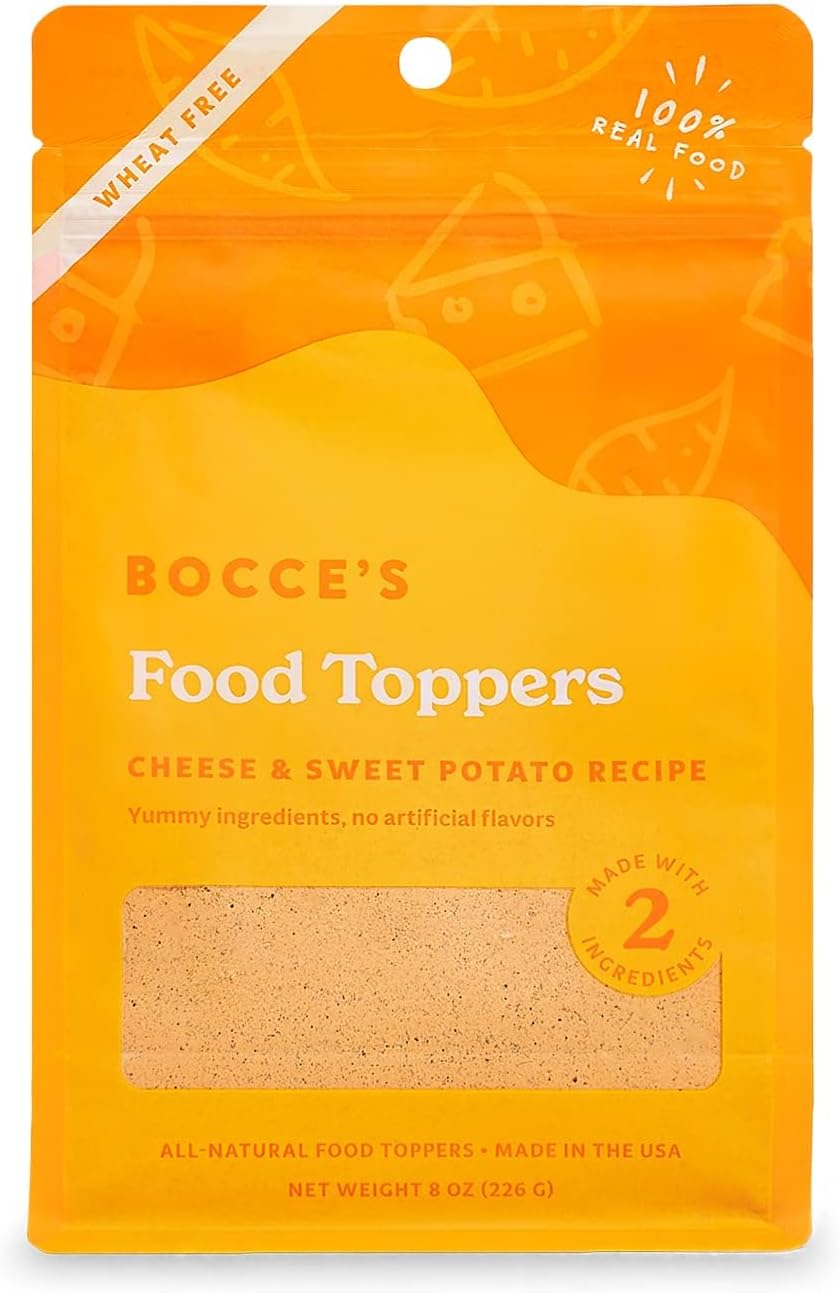 Bocce's Bakery Food Topper Assorted Bag Bundle for Dogs - All-Natural, Wheat-Free Dog Food Topper Made with Real Ingredients, Baked in The USA, (3-8oz Bags)