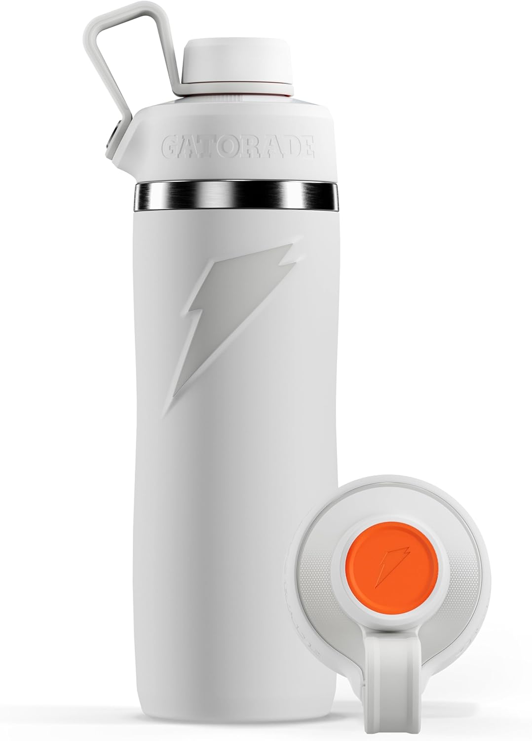 Gatorade 'Overtime' 22oz Stainless Steel Bottle, Twist Cap, White