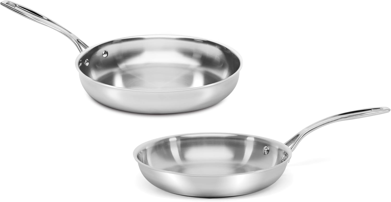 Cuisinart Custom-Clad 5-Ply 9" & 11" Fry Pan Set