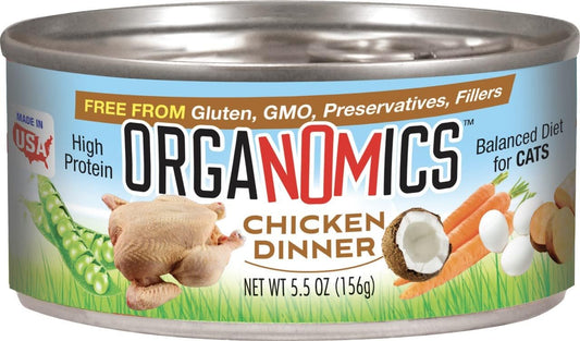 OrgaNOMics Chicken Canned Cat Food - 24, 5.5 oz Cans