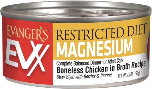 Evanger's EVX Restricted Diet: Controlled Magnesium for Cats