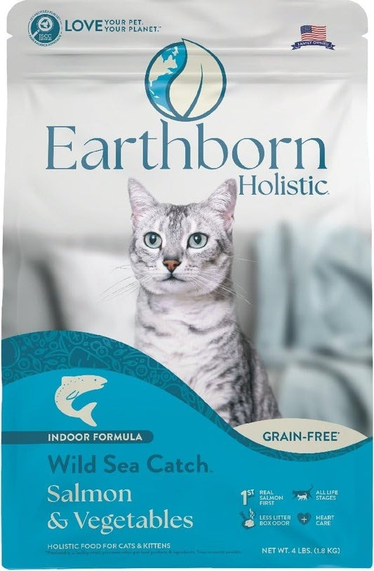 Earthborn Holistic Wild Sea Catch - Grain Free Dry Cat Food (12.5 Pounds)