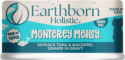 Earthborn Holistic Monterey Medley Grain-Free Moist Cat Food, Beige, 5.5 oz(pack of 24)