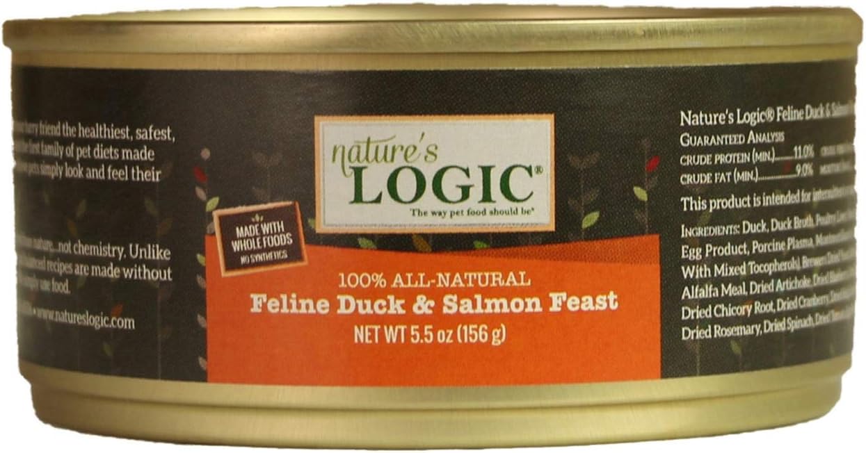 Nature'S Logic Feline Duck & Salmon Feast, 24\/5.5Oz