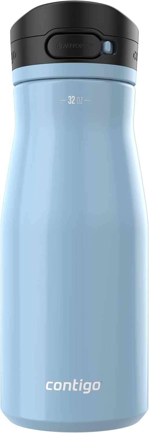 Contigo Jackson Water Bottle, 32 oz, Glacier