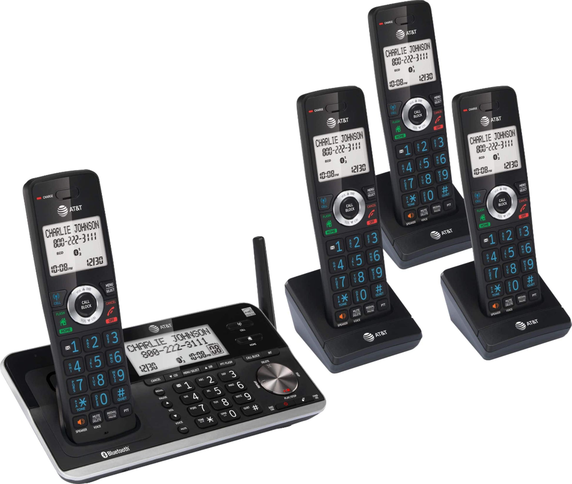 4 Handset Connect to Cell Answering System with Unsurpassed Range