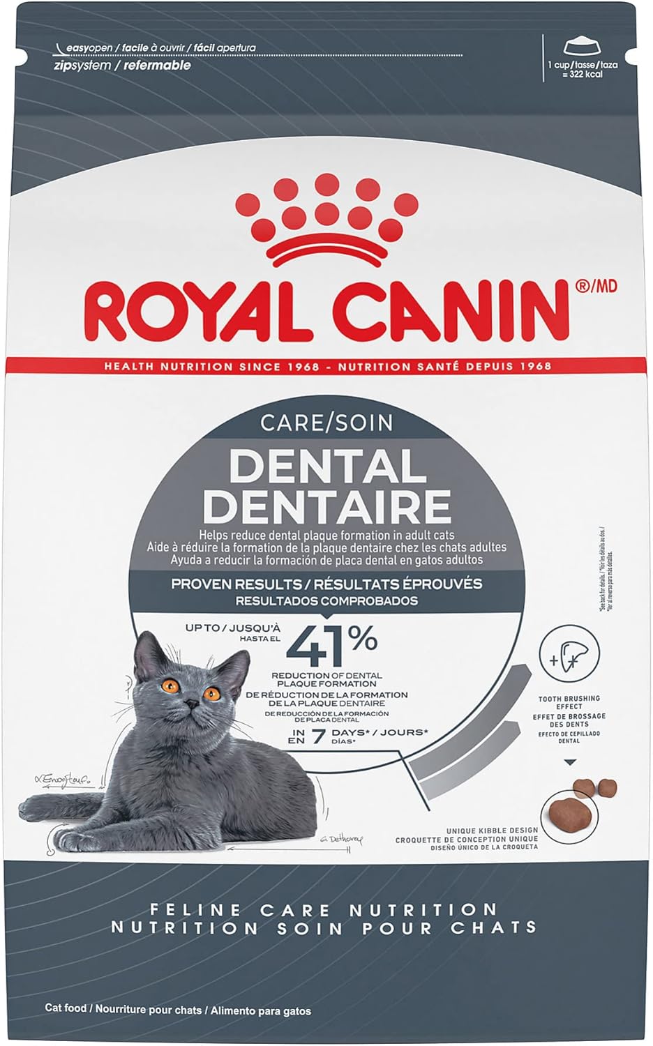 Royal Canin Feline Care Nutrition Dental Care Dry Cat Food, 6 lb bag