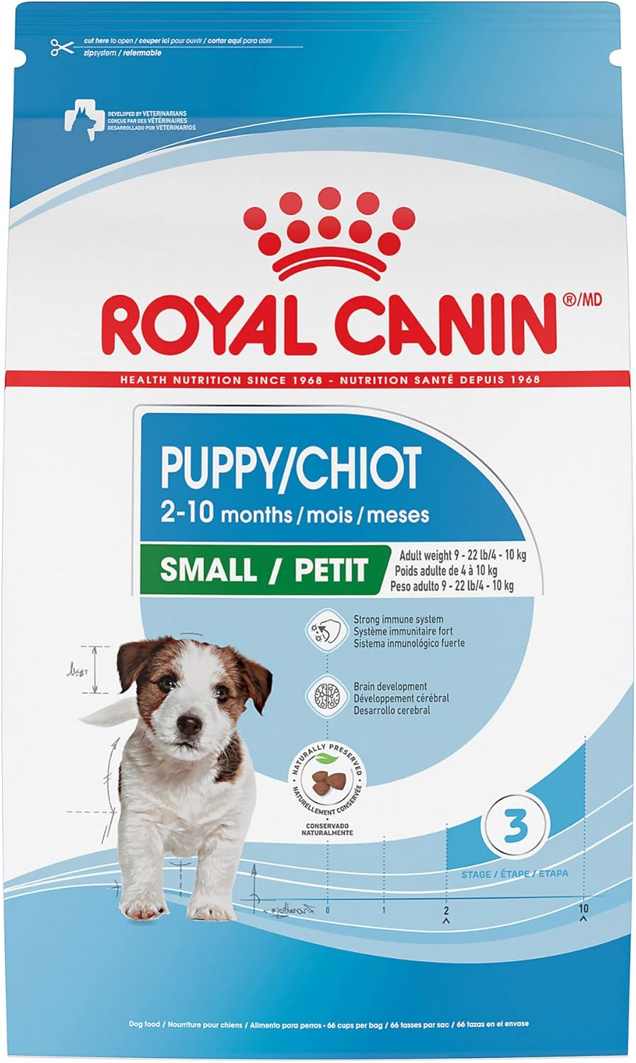 Royal Canin Size Health Nutrition Small Puppy Dry Dog Food, 4 lb