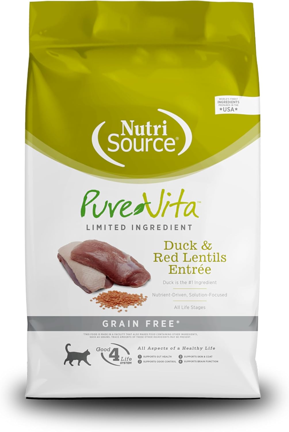 PureVita Grain Free Duck Cat Food 6.6lb