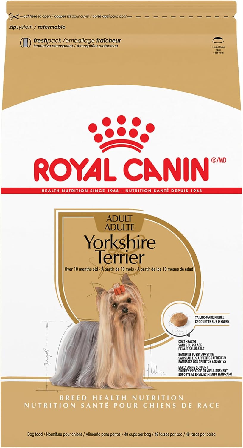 Royal Canin Yorkshire Terrier Adult Dry Dog Food, 10 lb bag