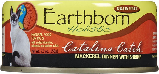 Earthborn Holisitc Catalina Catch Grain-Free Moist Cat Food | Case of 24 cans