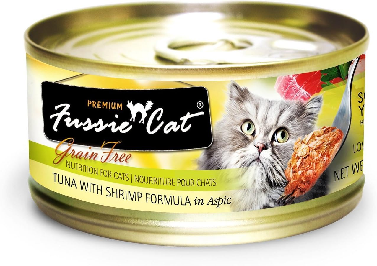 Fussie Cat Tuna & Shrimp Case 24 2.8Oz Can