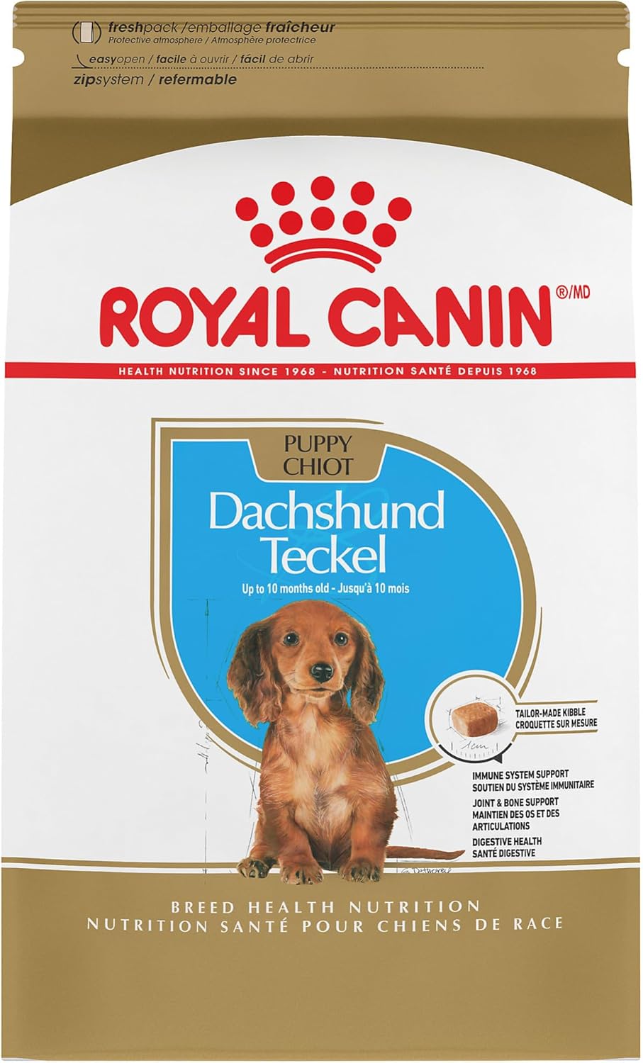 Royal Canin Dachshund Puppy Breed Specific Dry Dog Food, 2.5 lb bag