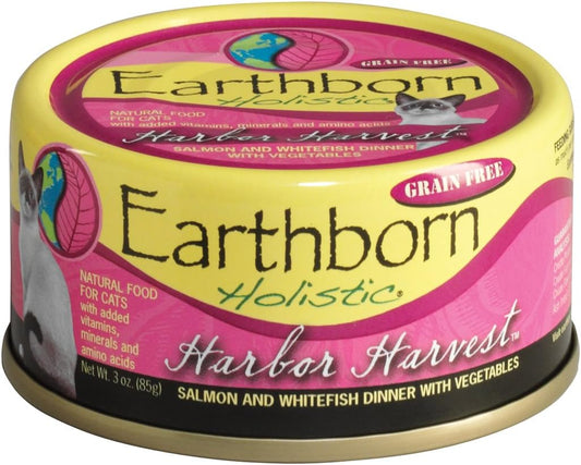 Earthborn Holistic Harbor Harvest Grain-Free Moist Cat Food 3 oz Can