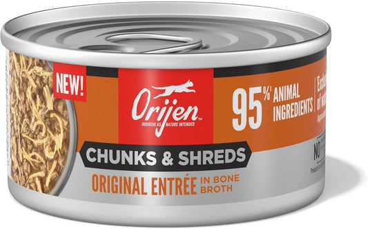 ORIJEN Chunks & Shreds Original Entrée, 3oz