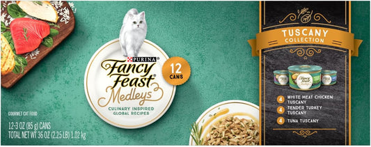 Fancy Feast Elegant Medley Tuscany Collection Cat Food (Case of 2)